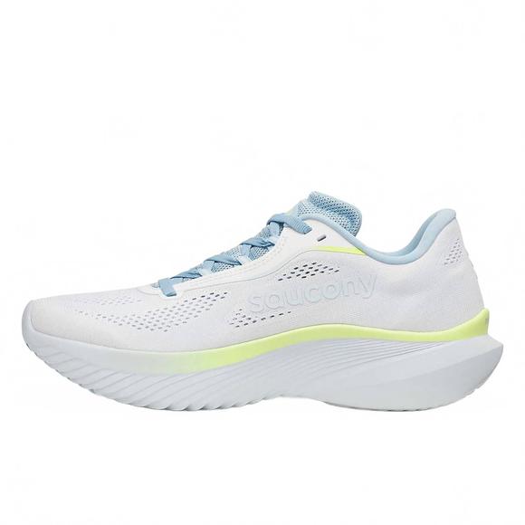 NEW SAUCONY women's kinvara 15 running shoes in white/ice melt - Picture 5 of 7